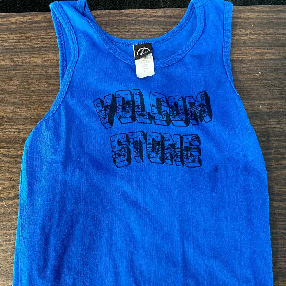 Boys Volcom Tank Size 7